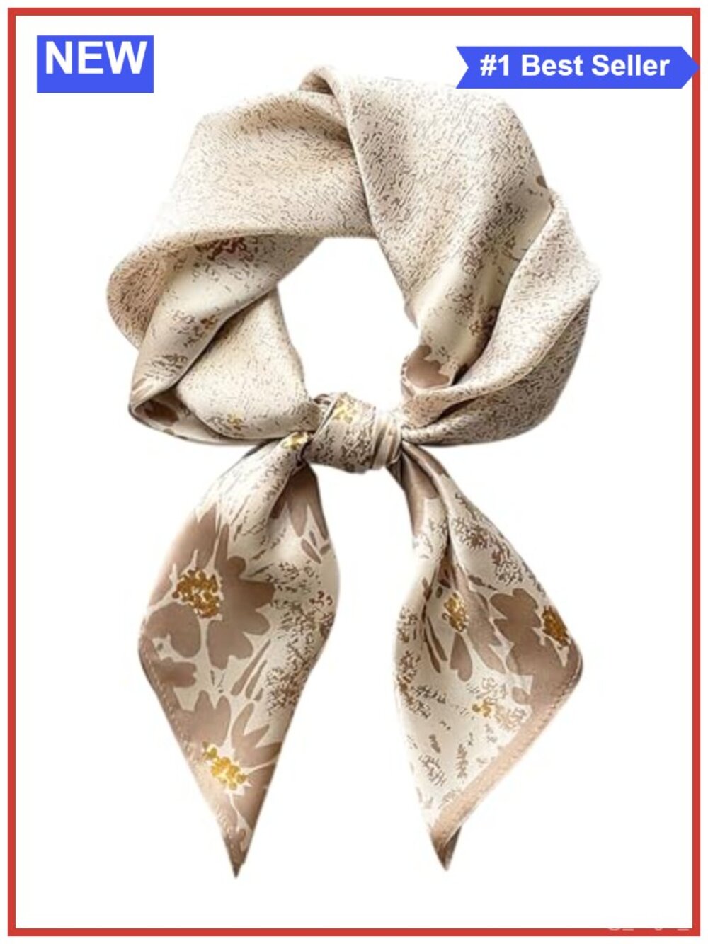 Satin Bandana Head Scarf Women Lightweight Fashion Wrap Neck Hair Accessory